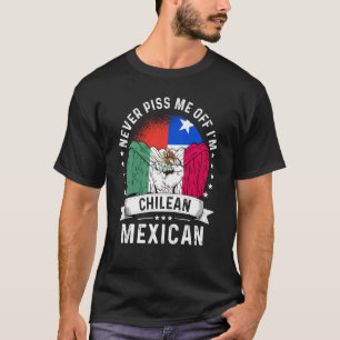 T-shirt Chili Drapeau Mexique Humour de la fierté citoyenn