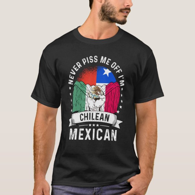 T-shirt Chili Drapeau Mexique Humour de la fierté citoyenn (Devant)