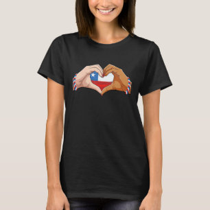 T-shirt Chili Femmes Hommes Patriotique Drapeau Chilien Dr