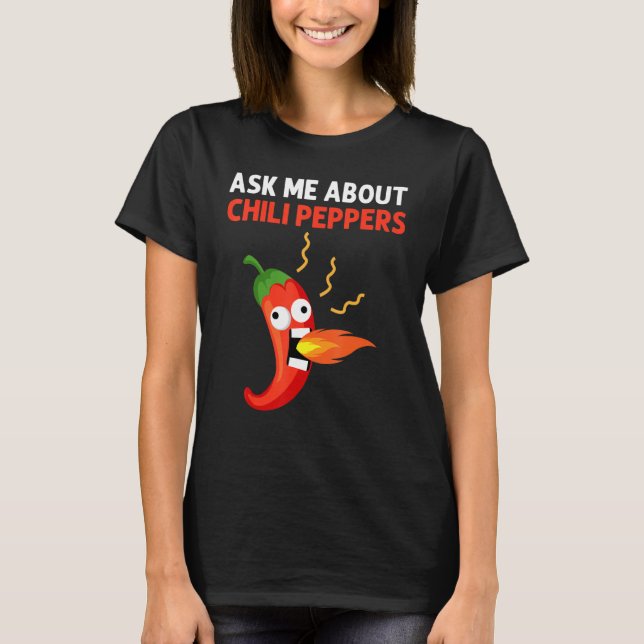 T-shirt Chili Pepper For Men Women Spicy Habanero Chile (Devant)