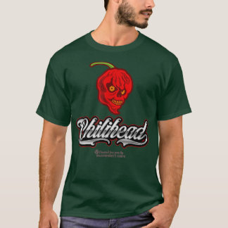 T-shirt Chili Pepper Merch Design Chilihead Grinning Chili
