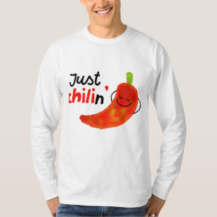 T-shirt Chili Pepper Pun Positif - Juste chilien