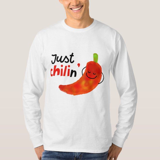 T-shirt Chili Pepper Pun Positif - Juste chilien (Devant)