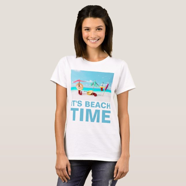 T-shirt Chili Peppers Beach Time Funny custom (Devant entier)