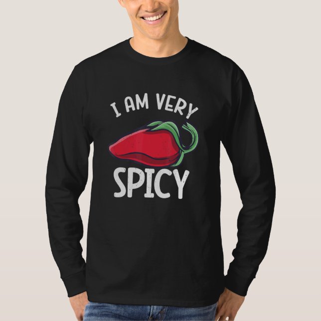 T-shirt Chili Peppers Red Hot Spicy Pepper Eat Mexican Foo (Devant)