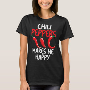 T-shirt Chili Poivrons Rouge épicé poivron Manger Mexicain