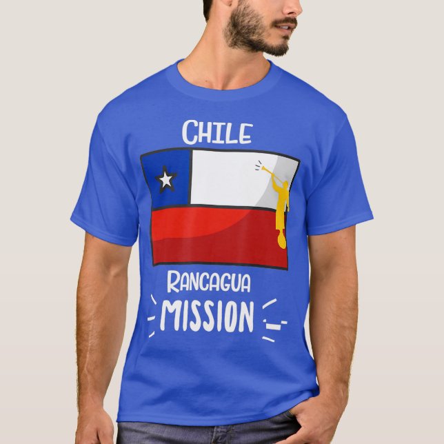 T-shirt Chili Rancagua Mormon LDS Mission Missionnaire (Devant)