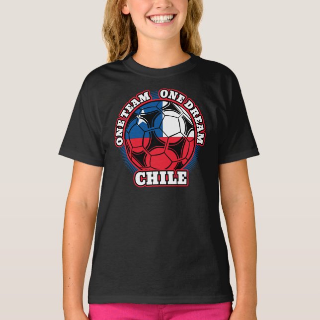 T-shirt Chili Soccer One Team One Dream (Devant)