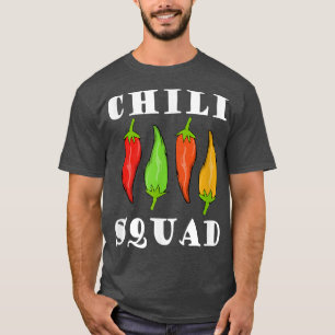 T-shirt Chili Squad Meican Food Eating Spicy Food 