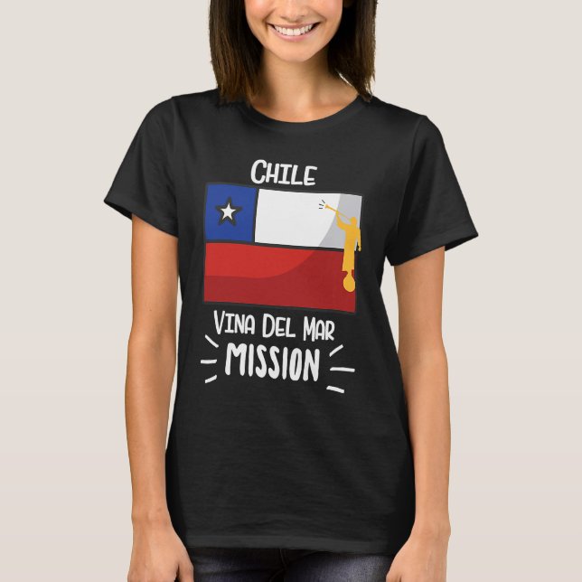 T-shirt Chili Vina del Mar Mormon LDS Mission Missionnaire (Devant)