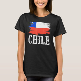 T-shirt Chili vintage Drapeau I Love Chili