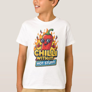 T-shirt Chili With Attitude Tee – Spicy Cartoon Style