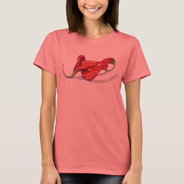 T-shirt Chilies torsadées (Devant)