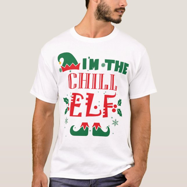 T-SHIRT CHILL ELF (Devant)