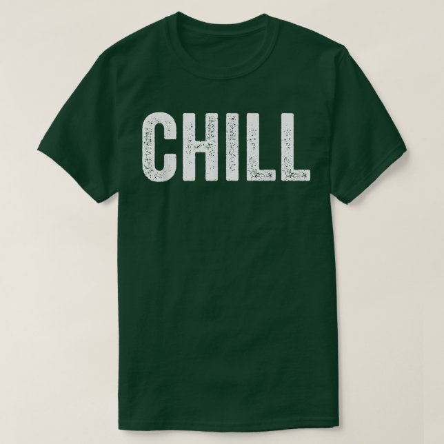 T-shirt Chill Et Pas De Chill Drôle Couples Correspondant (Design devant)