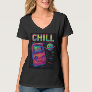 T-Shirt Chill Glitch – Game Boy Rétro Vaporwave