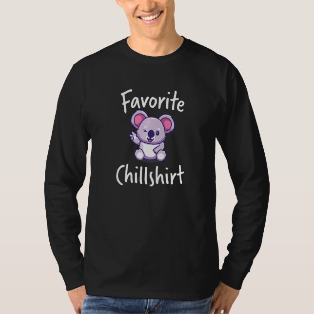 T-shirt Chill Koala Koalas Nap Sleep Sleeping Pajama Night (Devant)