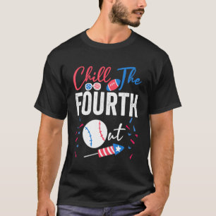 T-shirt Chill Le 4E 4 juillet De Football De Baseball