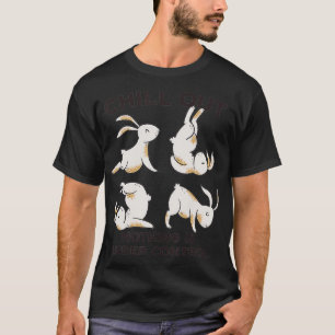 T-shirt Chill Out Bunny Rabbits Yoga Meditation