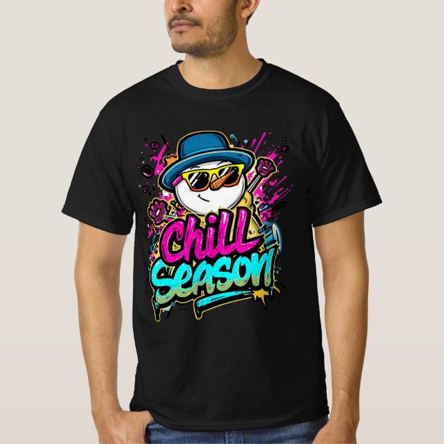 T-shirt Chill Season – Relaxed Holiday Design (Devant)