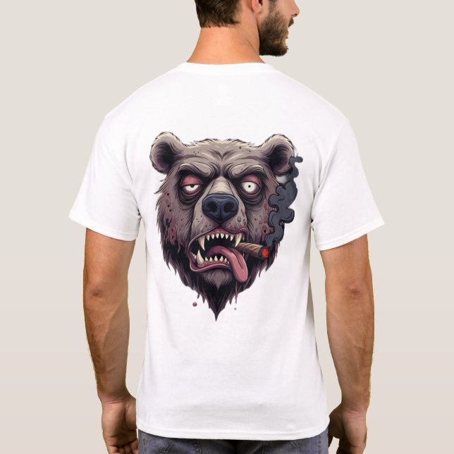 T-shirt Chill Smokey Bear Vibes  (Dos)
