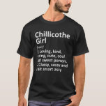 T-shirt CHILLICOTHE FILLE OH OHIO Funny City Accueil Racin<br><div class="desc">Cool sassy né en ville ou élevé des oeuvres d'art pour natif "Chillicothe Girl OH Ohio". C'est un cadeau ou un cadeau parfait pour toutes les femmes que vous voulez surprendre. Achetez le design maintenant !</div>