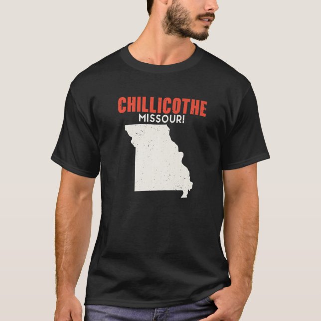 T-shirt Chillicothe Missouri USA State America Travel Miss (Devant)