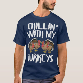 T-shirt Chillin' Avec Mes Déchets Bon thanksgiving Garçons