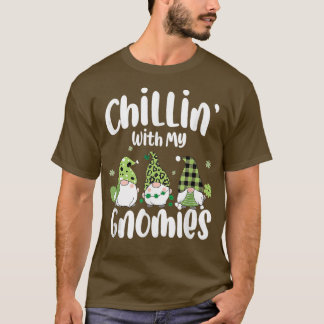 T-shirt Chillin Avec Mes Gnomes Jour de la Saint Patrick I