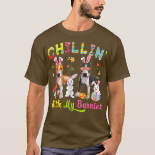 T-shirt Chillin' Avec Mes Lapins Bignon Brouillard Bite Ch