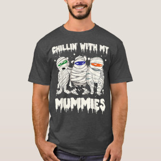 T-shirt Chillin Avec Mes Mummies, Maman Halloween