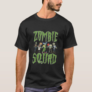 T-shirt Chillin Avec Mes Zombies Drôle Zombie Squad Hallow