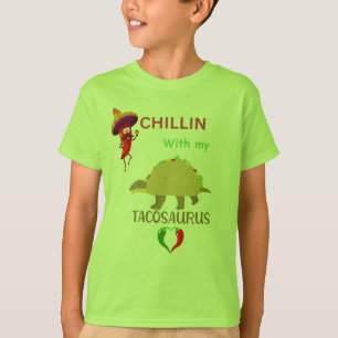 T-shirt Chillin avec mon tacosaure