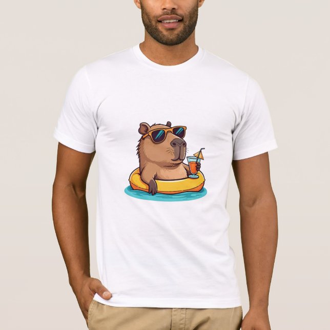 T-shirt Chillin' Capybara (Devant)