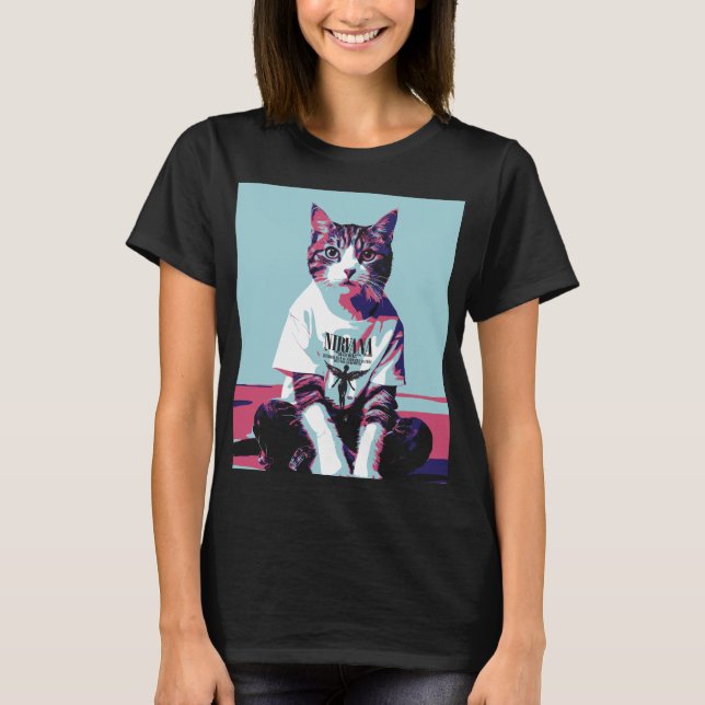 T-shirt Chillin de chat mignon' (Devant)