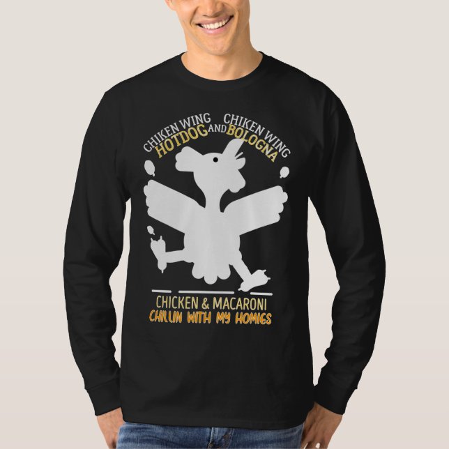 T-shirt Chillin de poulet avec moi (Devant)