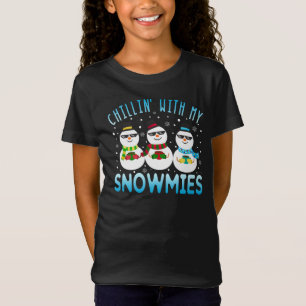 T-Shirt Chillin drôle avec mes neiges Noël