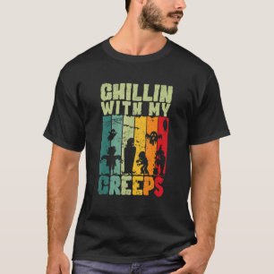 T-shirt Chillin With My Creeps Vampire Halloween Monster G