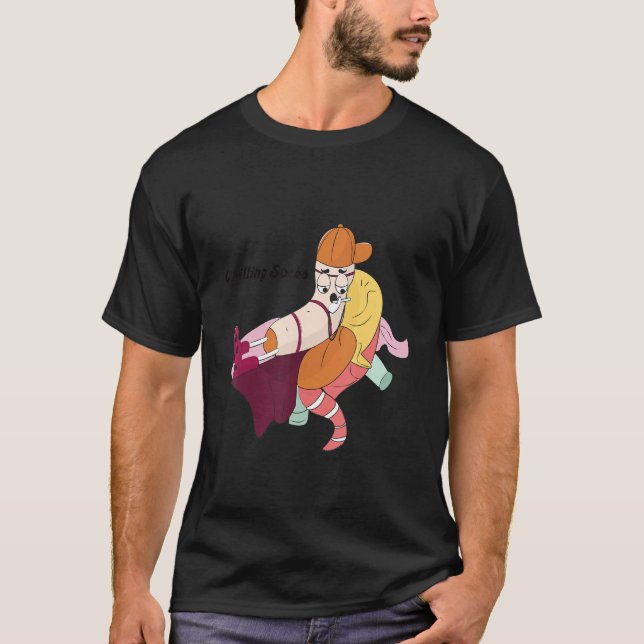 T-shirt Chilling Chaussettes Pile De Lave Chaussettes De T (Devant)