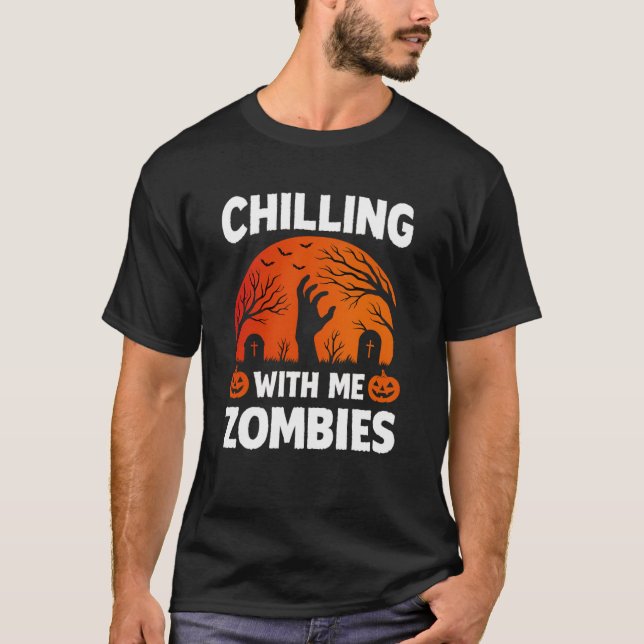 T-shirt Chilling Designs _ Unique Halloween Apparel (Devant)