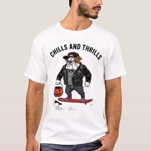 T-shirt Chills & Thrills (Devant)
