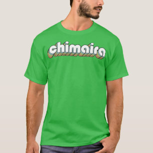 T-shirt Chimaira Retro Typographie arc-en-ciel style défra