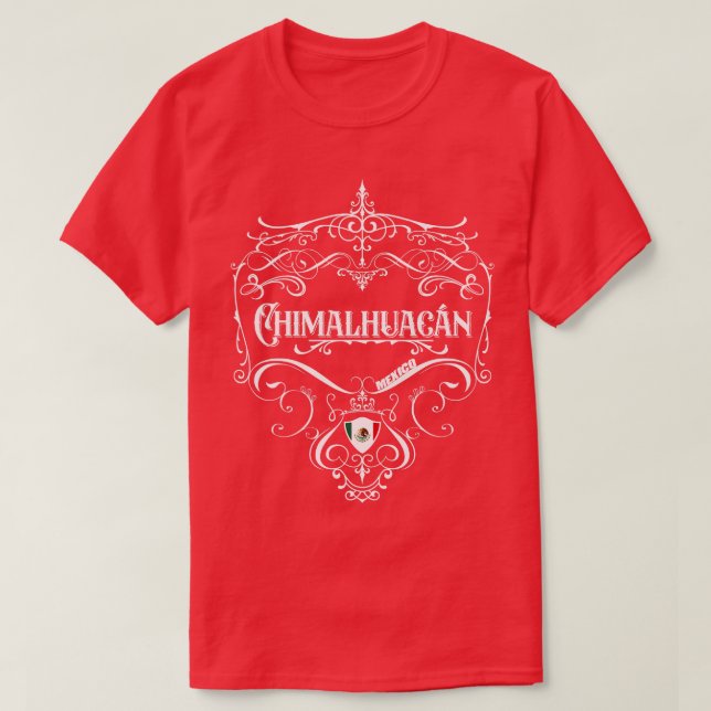 T-shirt Chimalhuacan design Vintage 1 (Design devant)
