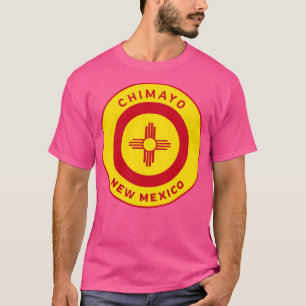 T-shirt Chimayo Nouveau Mexique Zia Drapeau Bullseye