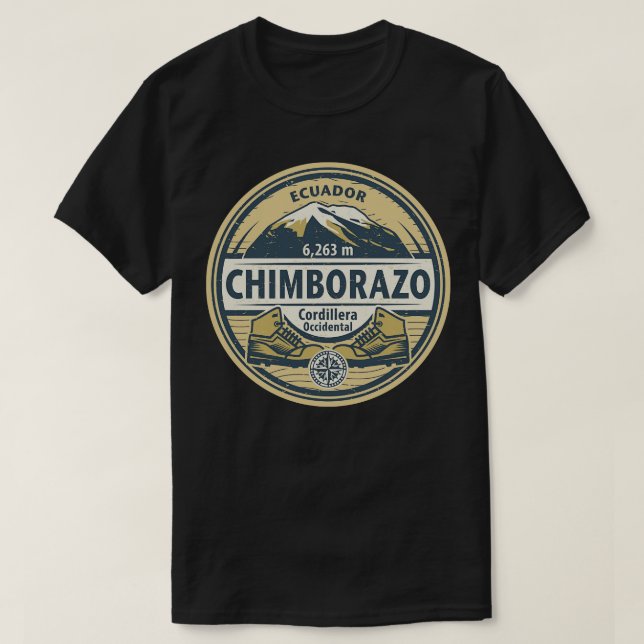 T-shirt Chimborazo Équateur (Design devant)