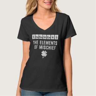 T-shirt Chimie amusante Chenanigans Elémen de table périod