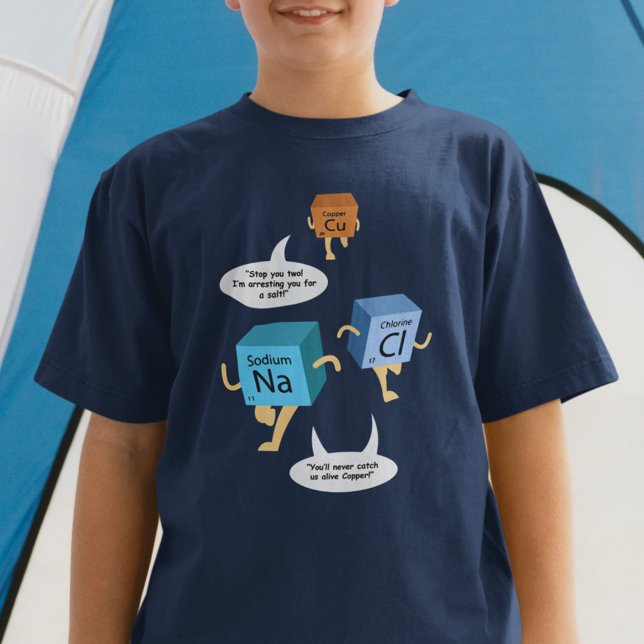 T-shirt Chimie amusante Éléments de tableau périodique Sci (Créateur téléchargé)