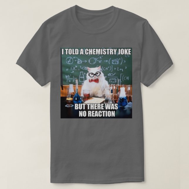 T-shirt Chimie Chat (Design devant)