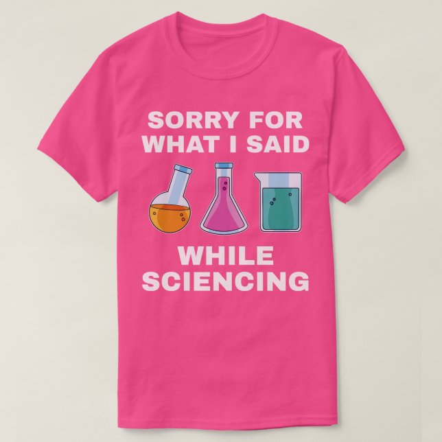 T-shirt Chimie Chimiste Funny Lab Nerd (Design devant)