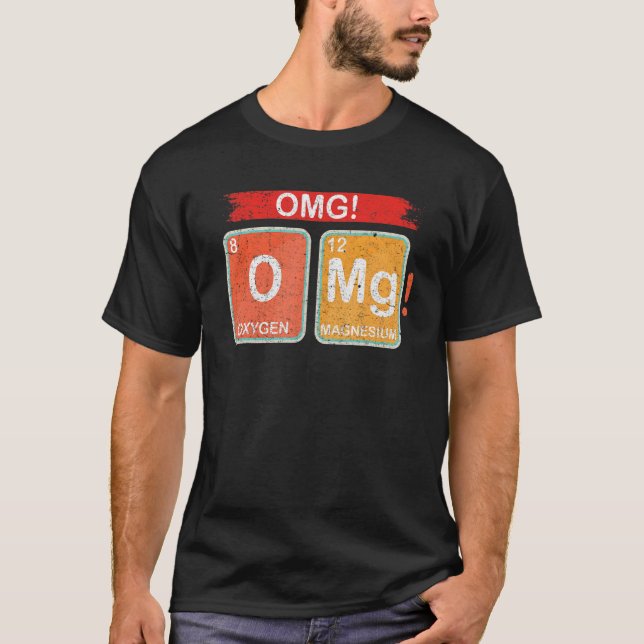 T-shirt Chimie combinée au magnésium oxygéné OMG (Devant)